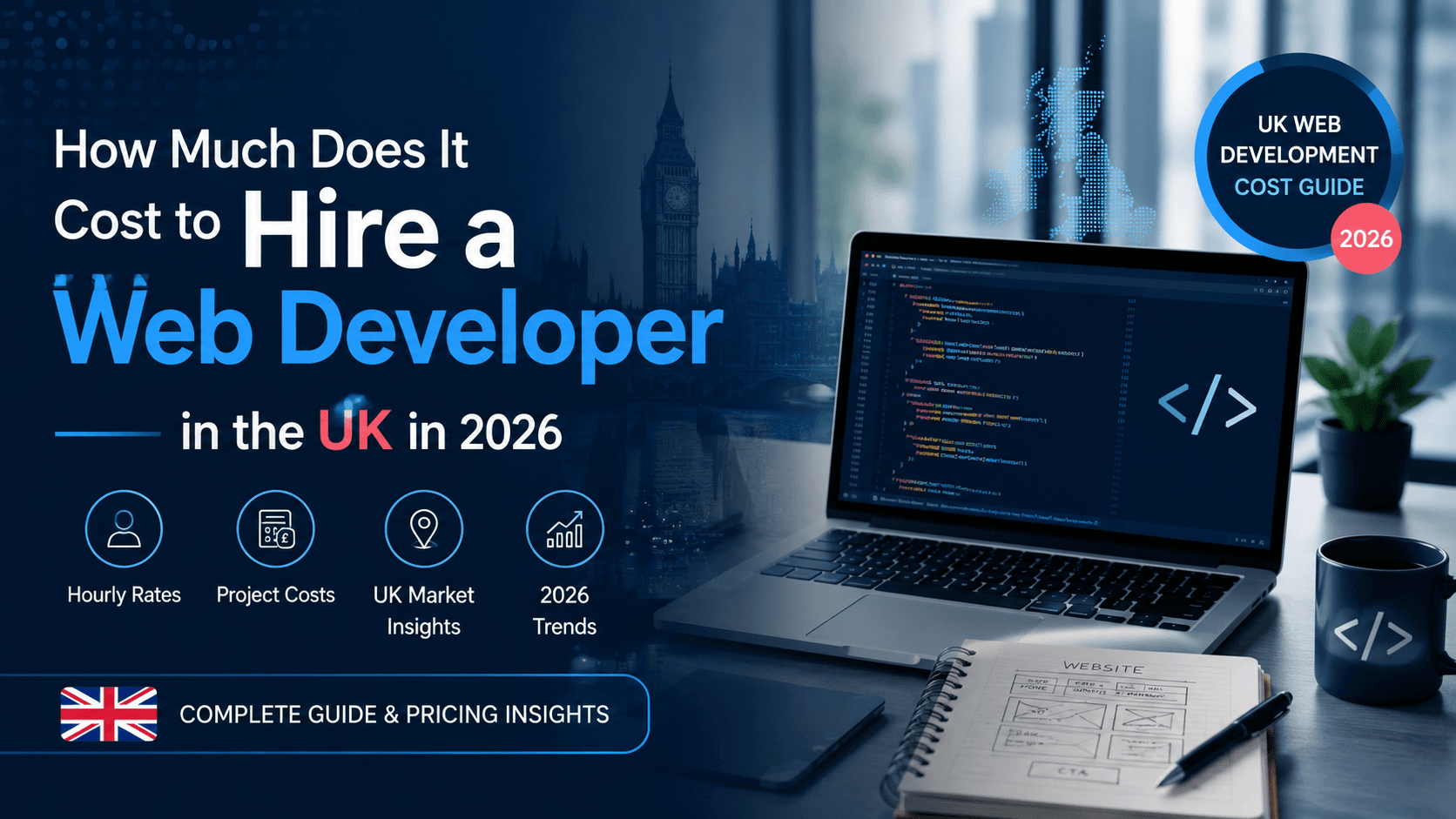 How Much Does It Cost to Hire a Web Developer in the UK in 2026